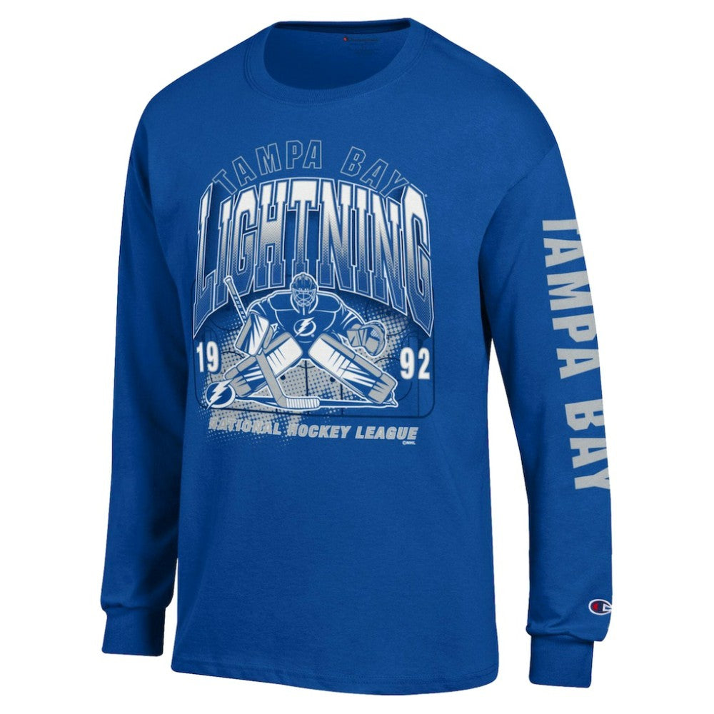Tampa Bay Lightning Champion Long Sleeve Jersey T-Shirt - Royal T-shirts