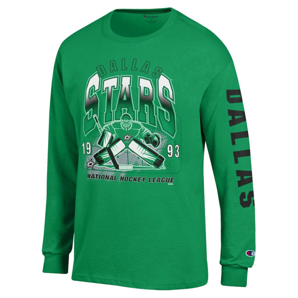 Dallas Stars Champion Long Sleeve Jersey T-Shirt - Kelly Green T-shirts