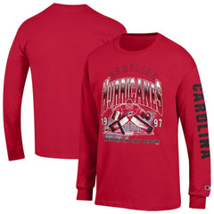 Carolina Hurricanes Champion Long Sleeve Jersey T-Shirt - Red T-shirts