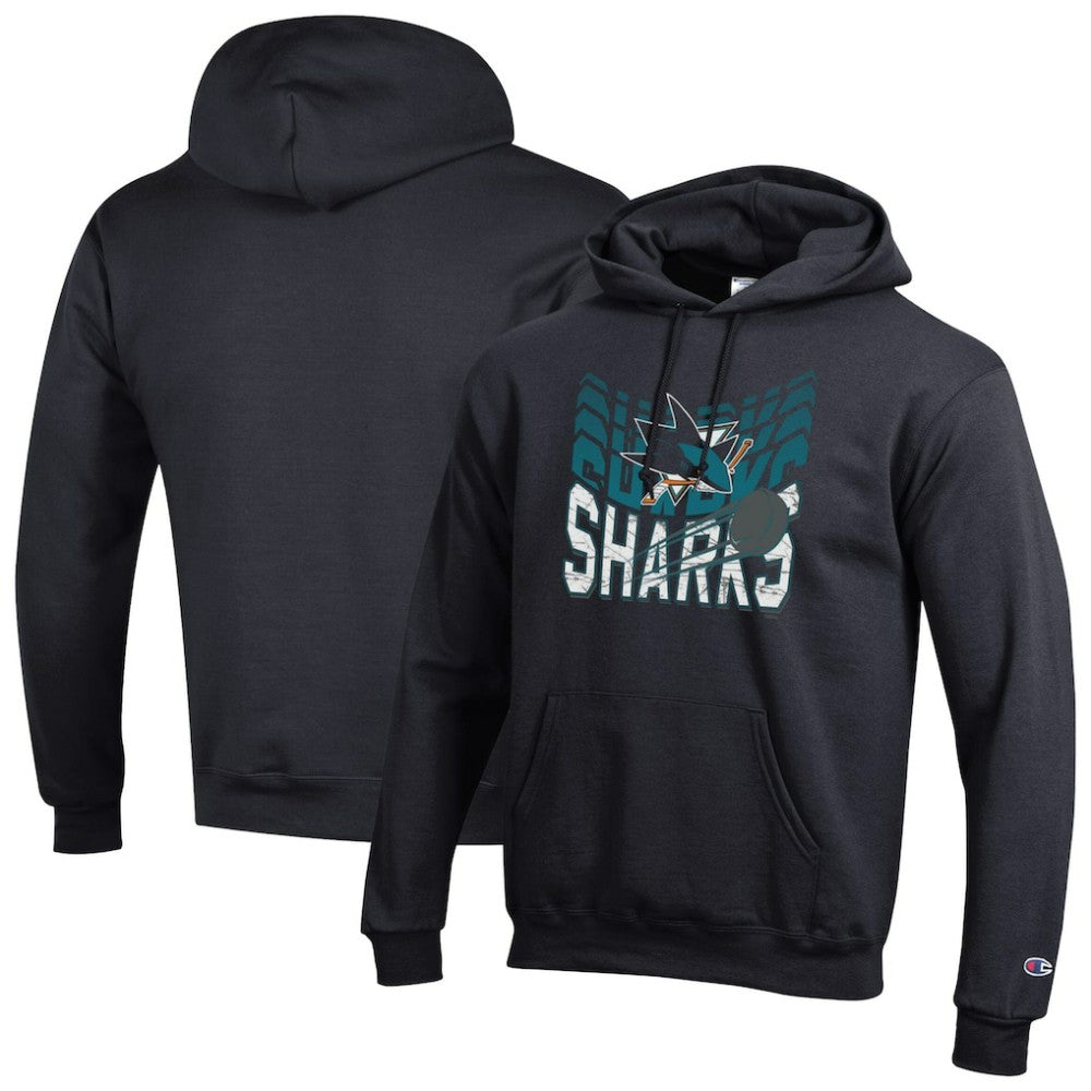 San Jose Sharks Champion Powerblend Hoodie - Black Hoodies