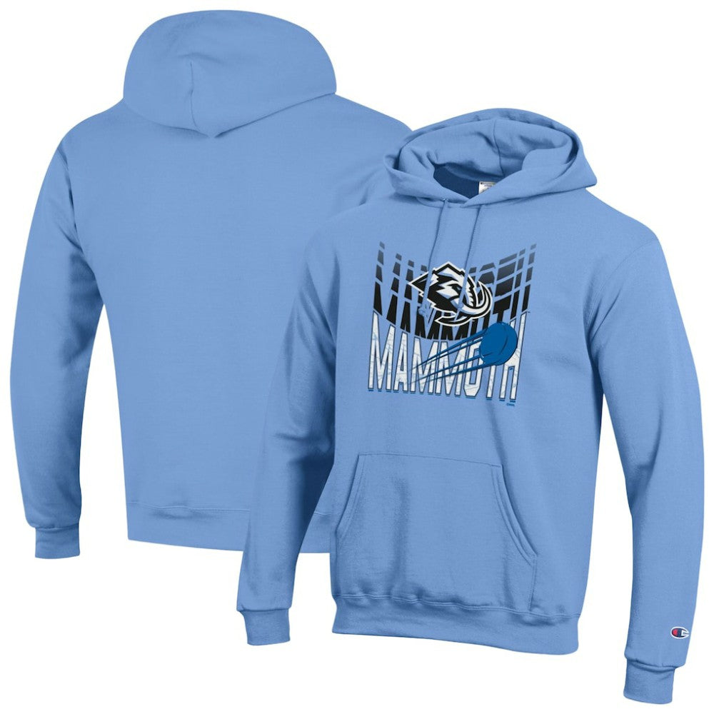 Utah Mammoth Champion Powerblend Hoodie - Light Blue Hoodies