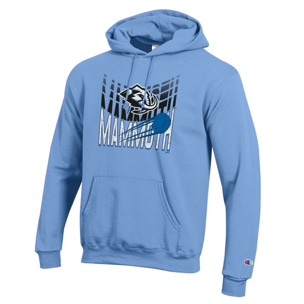 Utah Mammoth Champion Powerblend Hoodie - Light Blue Hoodies