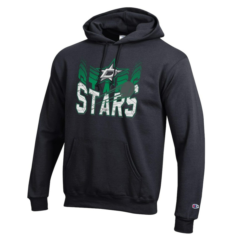Dallas Stars Champion Powerblend Hoodie - Black Hoodies