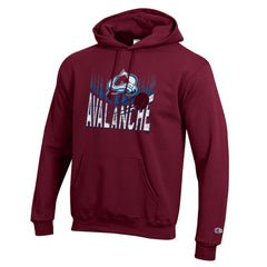 Colorado Avalanche Champion Powerblend Hoodie - Burgundy Hoodies