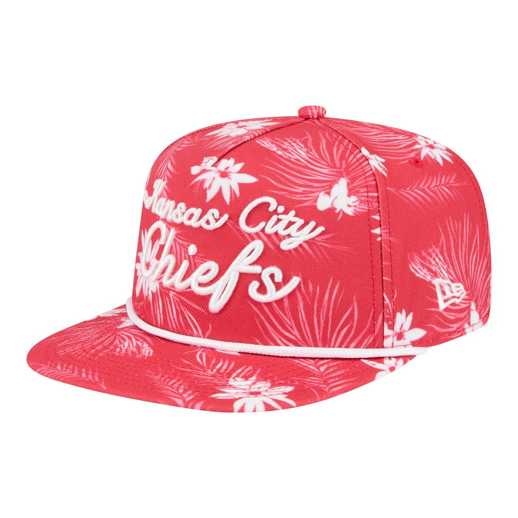 Kansas City Chiefs New Era Palm Print A-Frame 9FIFTY Snapback Hat - Red online