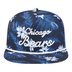 Chicago Bears New Era Palm Print A-Frame 9FIFTY Snapback Hat - Navy cheap