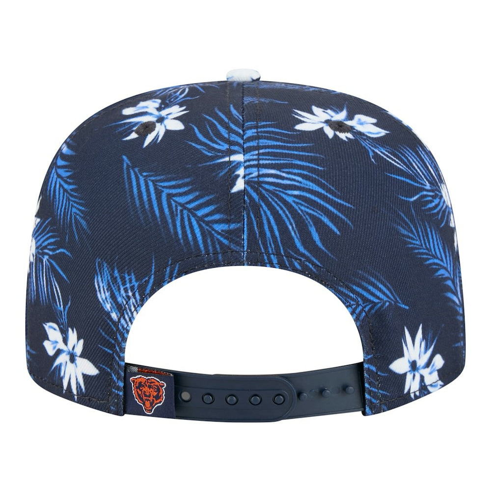 Chicago Bears New Era Palm Print A-Frame 9FIFTY Snapback Hat - Navy cheap