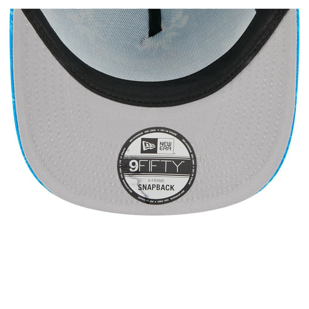 Detroit Lions New Era Palm Print A-Frame 9FIFTY Snapback Hat - Blue online