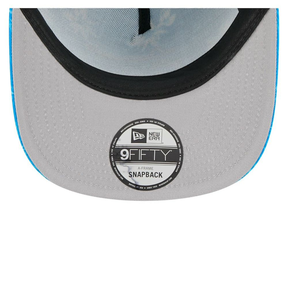 Detroit Lions New Era Palm Print A-Frame 9FIFTY Snapback Hat - Blue online