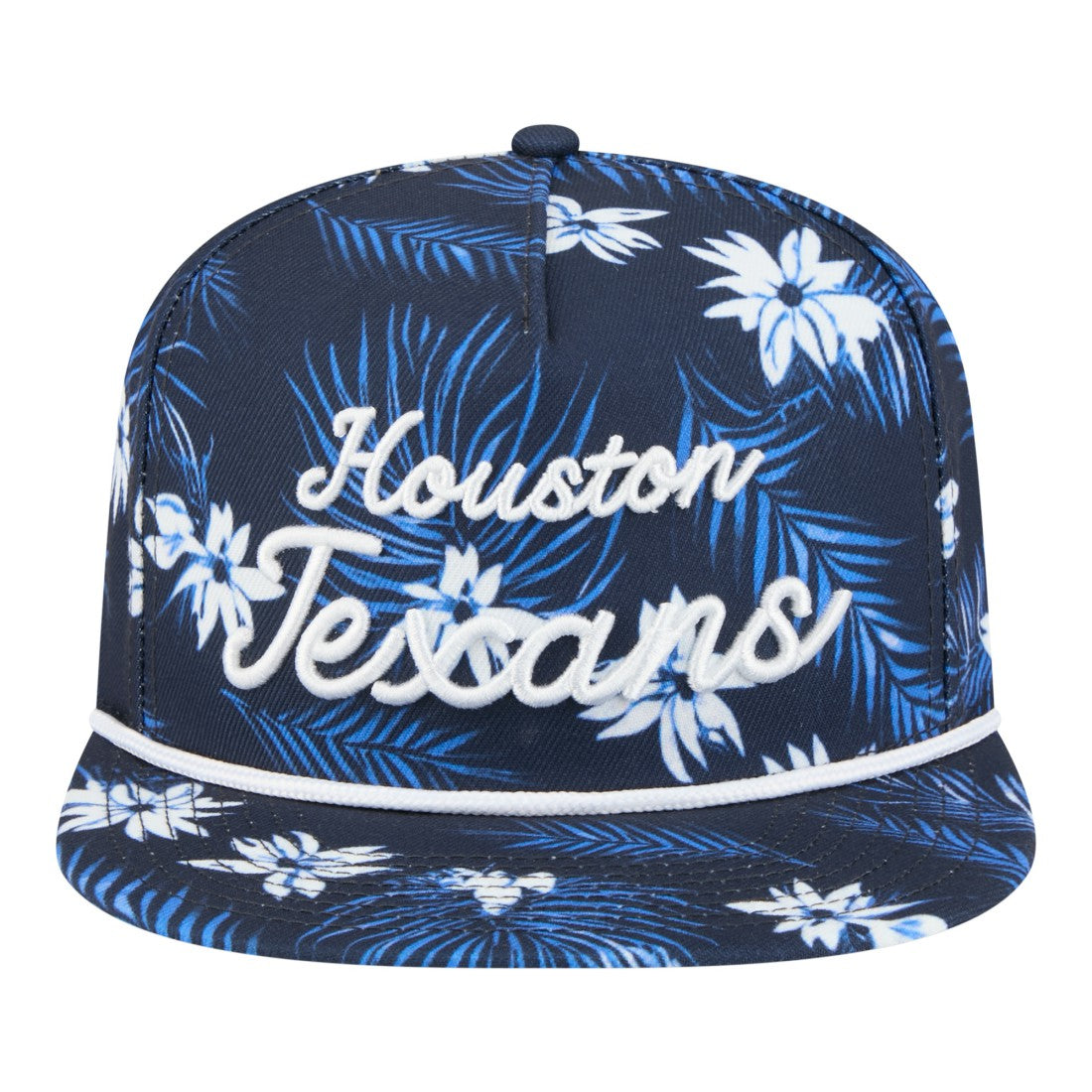 Houston Texans New Era Palm Print A-Frame 9FIFTY Snapback Hat - Navy cheap