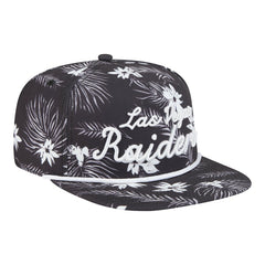 Las Vegas Raiders New Era Palm Print A-Frame 9FIFTY Snapback Hat - Black on sale
