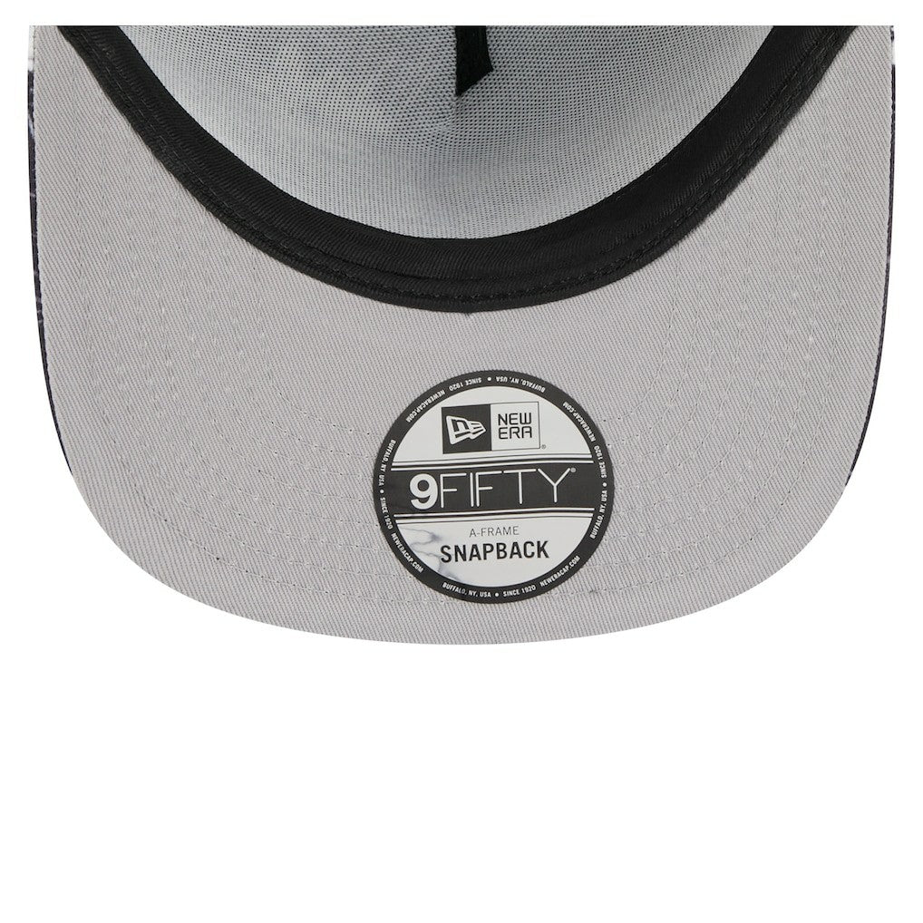Las Vegas Raiders New Era Palm Print A-Frame 9FIFTY Snapback Hat - Black on sale