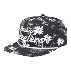 Pittsburgh Steelers New Era Palm Print A-Frame 9FIFTY Snapback Hat - Black sale