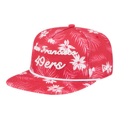 San Francisco 49ers New Era Palm Print A-Frame 9FIFTY Snapback Hat - Scarlet for sale