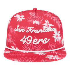 San Francisco 49ers New Era Palm Print A-Frame 9FIFTY Snapback Hat - Scarlet for sale