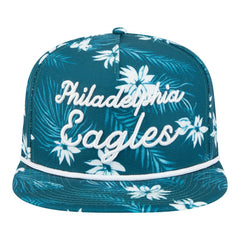 Philadelphia Eagles New Era Palm Print A-Frame 9FIFTY Snapback Hat - Midnight Green online