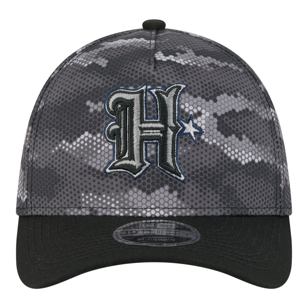 Houston Texans New Era Camo A-Frame 39THIRTY Flex Hat - Black cheap
