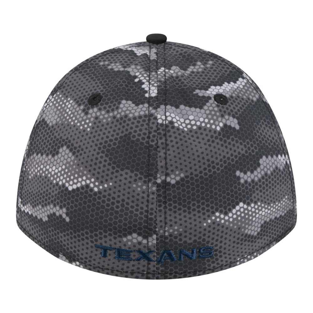 Houston Texans New Era Camo A-Frame 39THIRTY Flex Hat - Black cheap