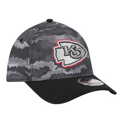 Kansas City Chiefs New Era Camo A-Frame 39THIRTY Flex Hat - Black outlet