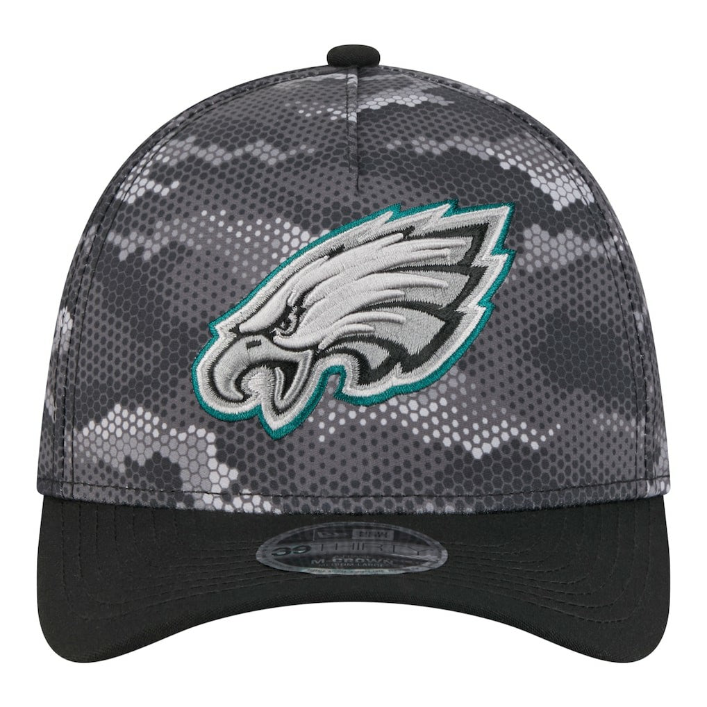 Philadelphia Eagles New Era Camo A-Frame 39THIRTY Flex Hat - Black outlet