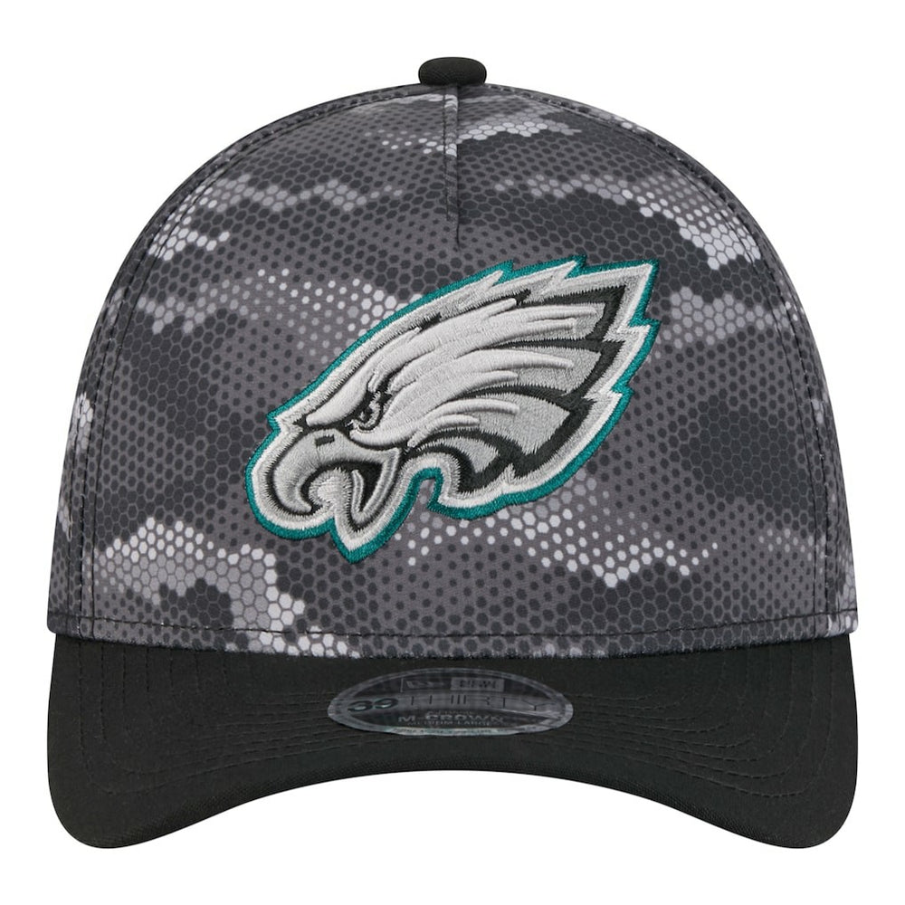Philadelphia Eagles New Era Camo A-Frame 39THIRTY Flex Hat - Black outlet