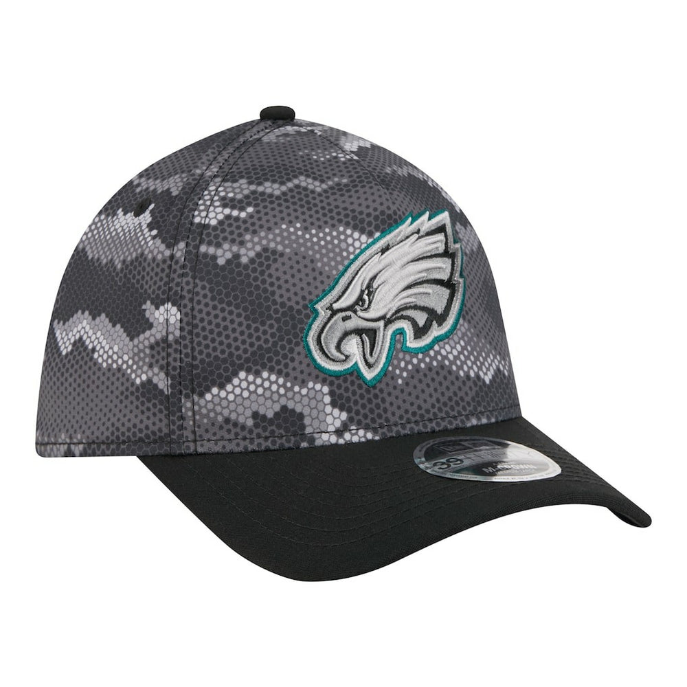 Philadelphia Eagles New Era Camo A-Frame 39THIRTY Flex Hat - Black outlet