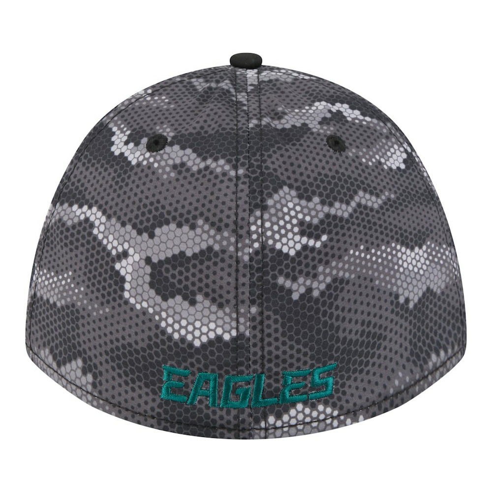 Philadelphia Eagles New Era Camo A-Frame 39THIRTY Flex Hat - Black outlet