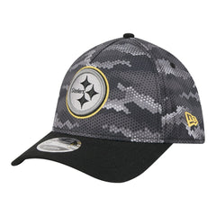 Pittsburgh Steelers New Era Camo A-Frame 39THIRTY Flex Hat - Black discount