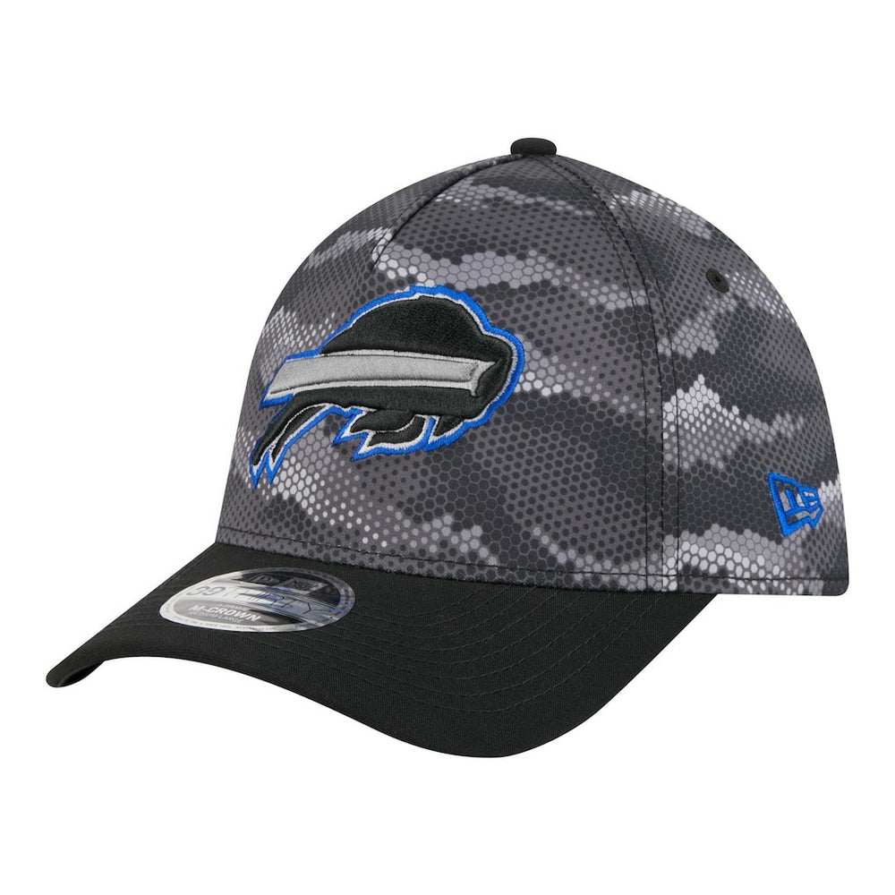 Buffalo Bills New Era Camo A-Frame 39THIRTY Flex Hat - Black sale
