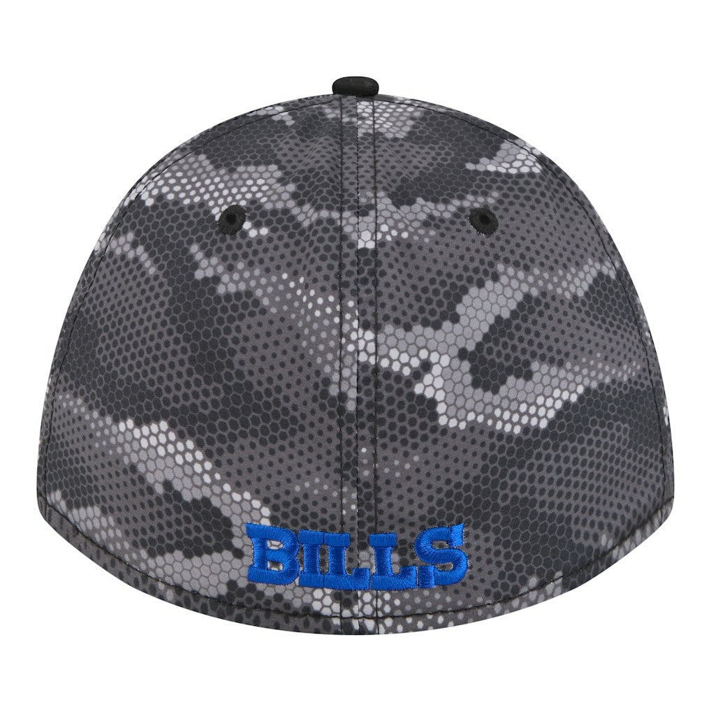 Buffalo Bills New Era Camo A-Frame 39THIRTY Flex Hat - Black sale