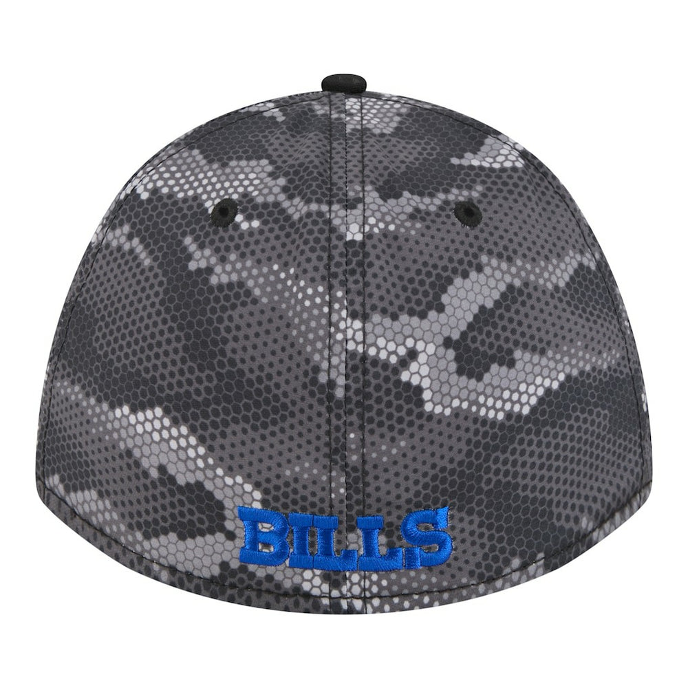 Buffalo Bills New Era Camo A-Frame 39THIRTY Flex Hat - Black sale