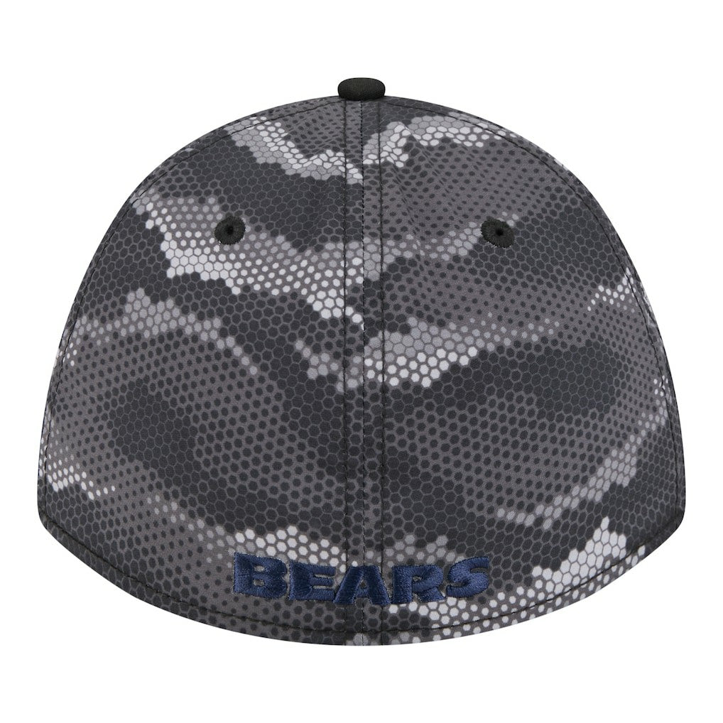 Chicago Bears New Era Camo A-Frame 39THIRTY Flex Hat - Black online