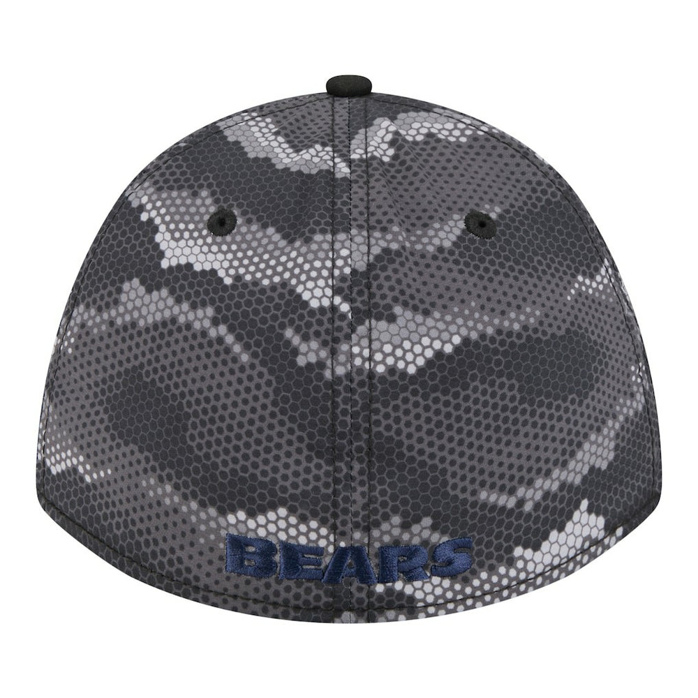 Chicago Bears New Era Camo A-Frame 39THIRTY Flex Hat - Black online