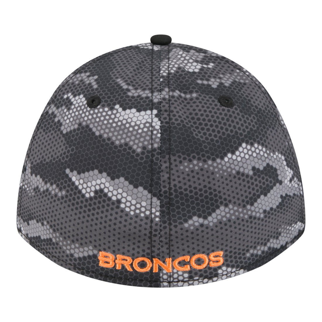 Denver Broncos New Era Camo A-Frame 39THIRTY Flex Hat - Black for sale