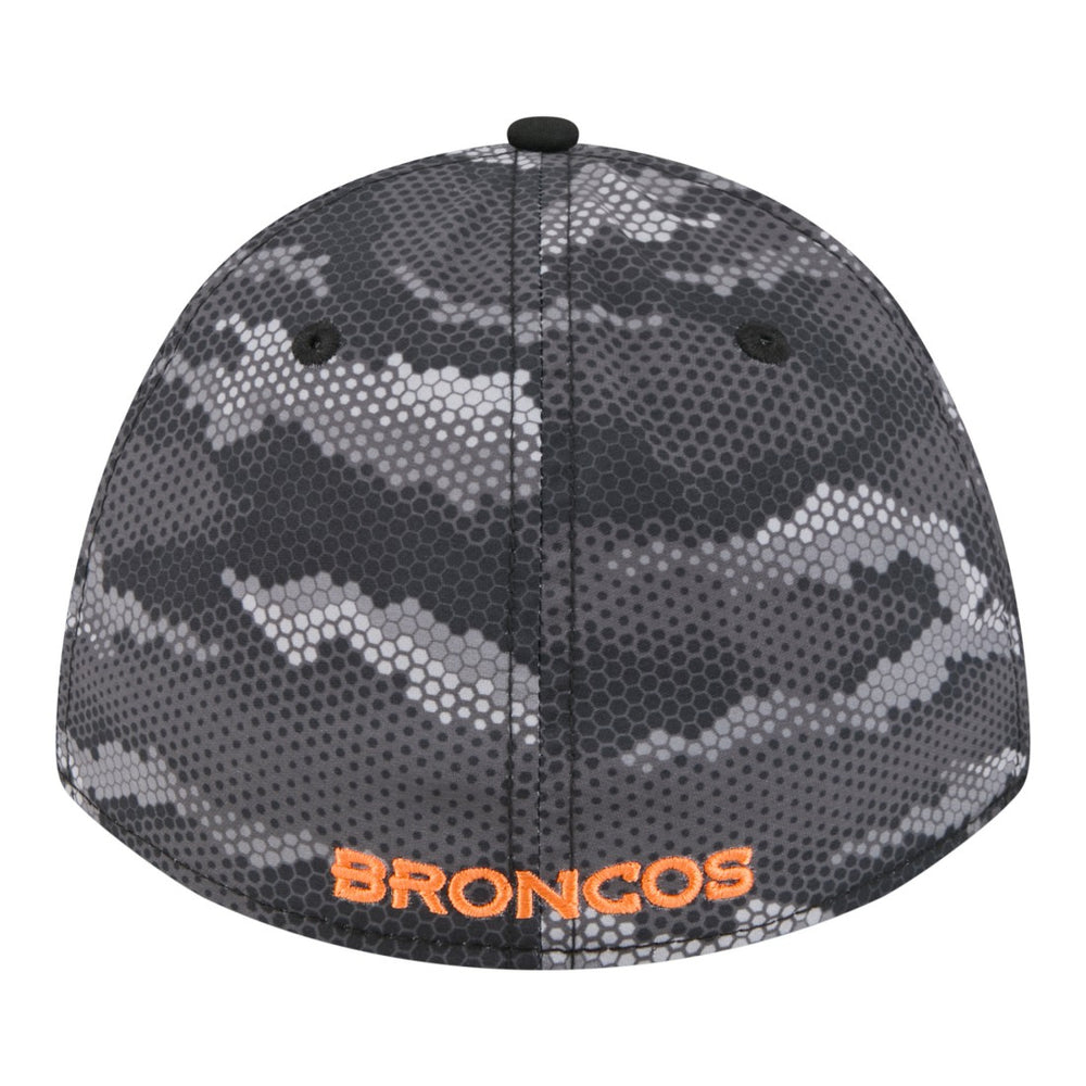 Denver Broncos New Era Camo A-Frame 39THIRTY Flex Hat - Black for sale