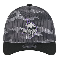Minnesota Vikings New Era Camo A-Frame 39THIRTY Flex Hat - Black outlet