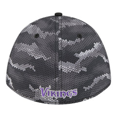 Minnesota Vikings New Era Camo A-Frame 39THIRTY Flex Hat - Black outlet