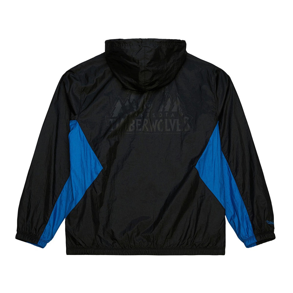 Minnesota Timberwolves Playmaker Full-Zip Hooded Windbreaker Jacket - Black cheap
