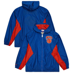 New York Knicks Playmaker Full-Zip Hooded Windbreaker Jacket - Blue cheap