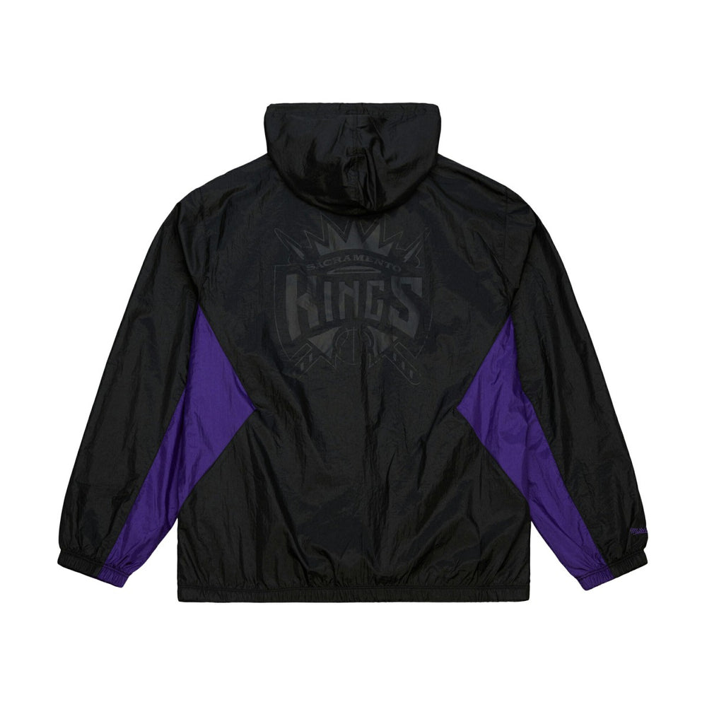 Sacramento Kings Playmaker Full-Zip Hooded Windbreaker Jacket - Black discount