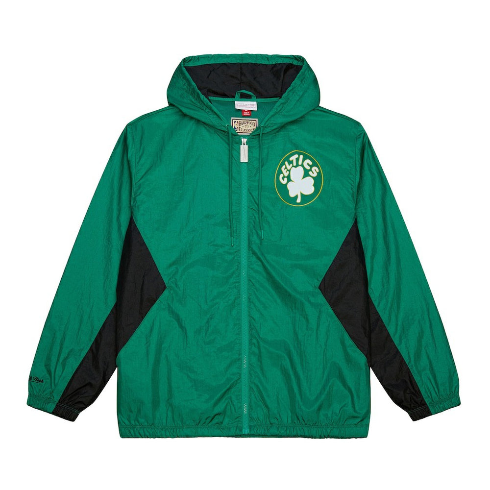 Boston Celtics Playmaker Full-Zip Hooded Windbreaker Jacket - Kelly Green outlet