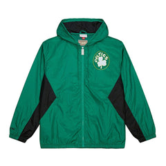 Boston Celtics Playmaker Full-Zip Hooded Windbreaker Jacket - Kelly Green outlet