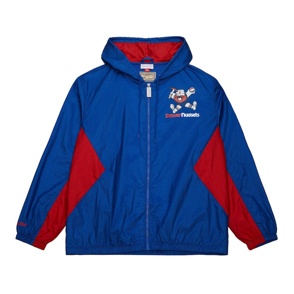 Denver Nuggets Playmaker Full-Zip Hooded Windbreaker Jacket sale - Blue online