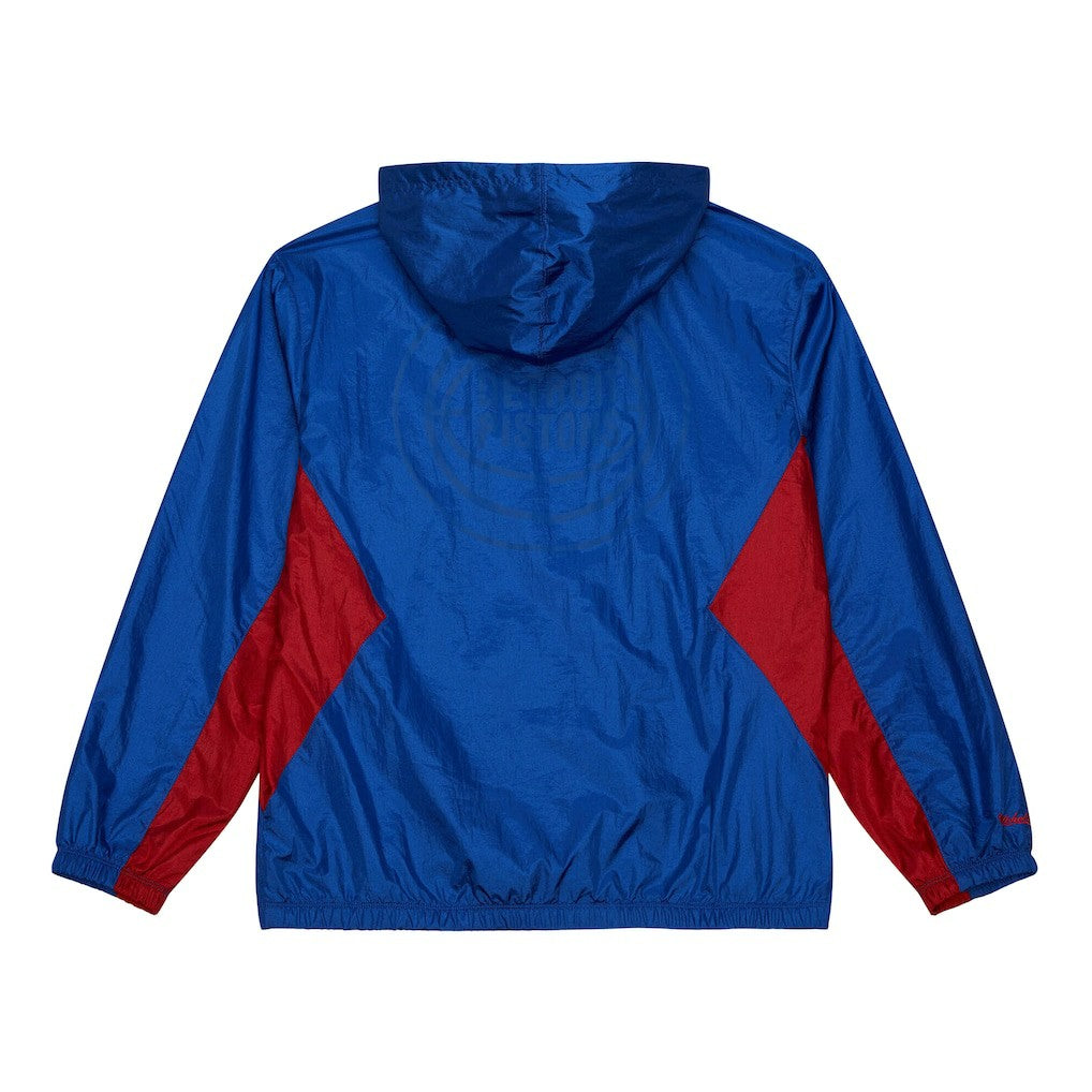 Detroit Pistons Playmaker Full-Zip Hooded Windbreaker Jacket sale - Blue on sale