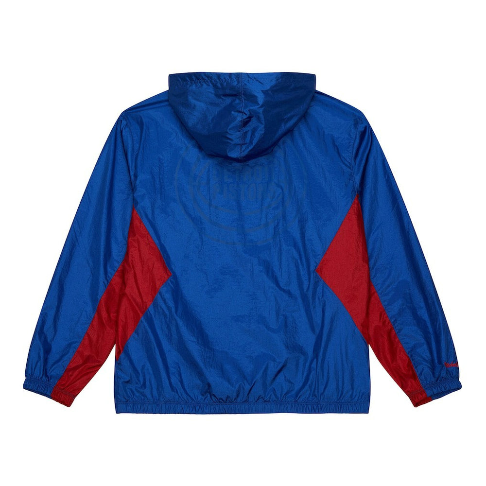 Detroit Pistons Playmaker Full-Zip Hooded Windbreaker Jacket sale - Blue on sale