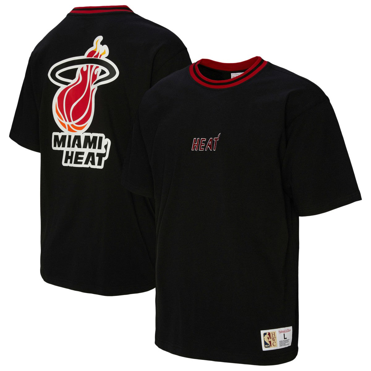 Miami Heat Unisex Playmaker Vintage Logo T-Shirt - Black for sale
