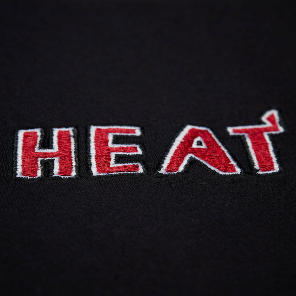 Miami Heat Unisex Playmaker Vintage Logo T-Shirt - Black for sale