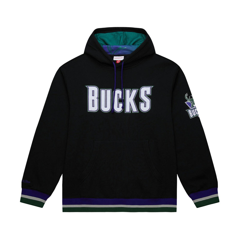Milwaukee Bucks Unisex Vintage Heavyweight Hoodie - Black cheap