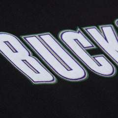 Milwaukee Bucks Unisex Vintage Heavyweight Hoodie - Black cheap