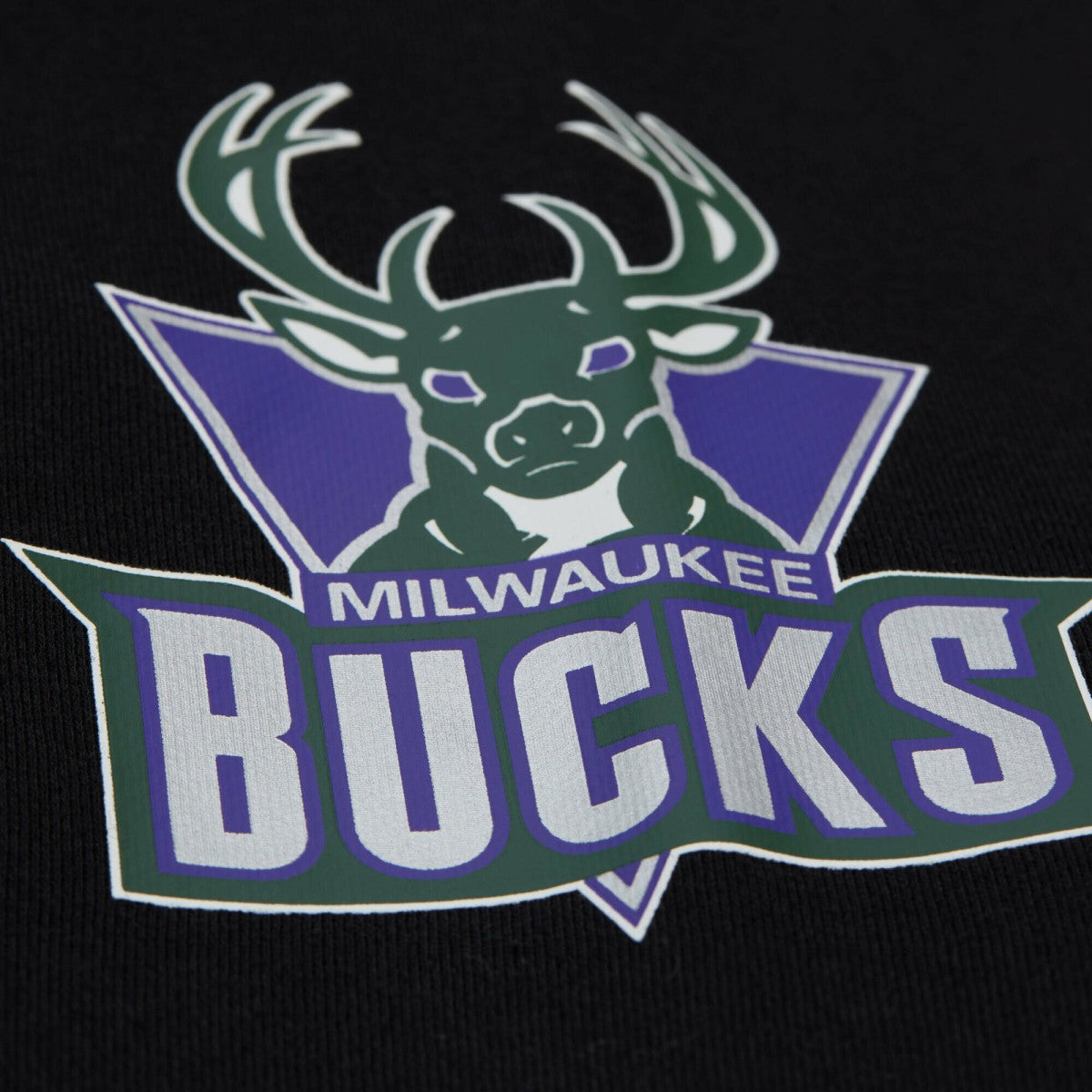 Milwaukee Bucks Unisex Vintage Heavyweight Hoodie - Black cheap